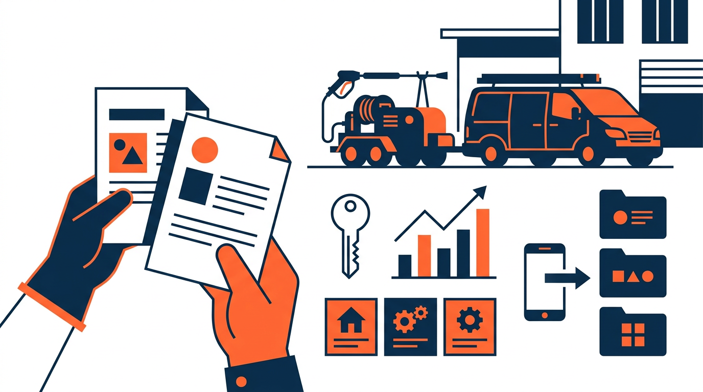 Website company selection checklist covering ownership, tracking, and service pages